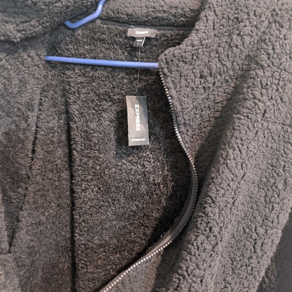 Express Sherpa jacket fleece BNWT WOMEN'S - Picture 7 of 15